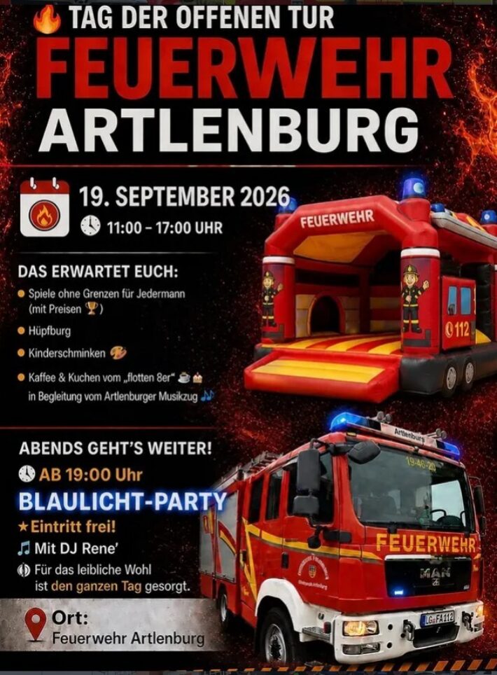 Tag der offenen Tür - Freiwillige Feuerwehr Artlenburg 