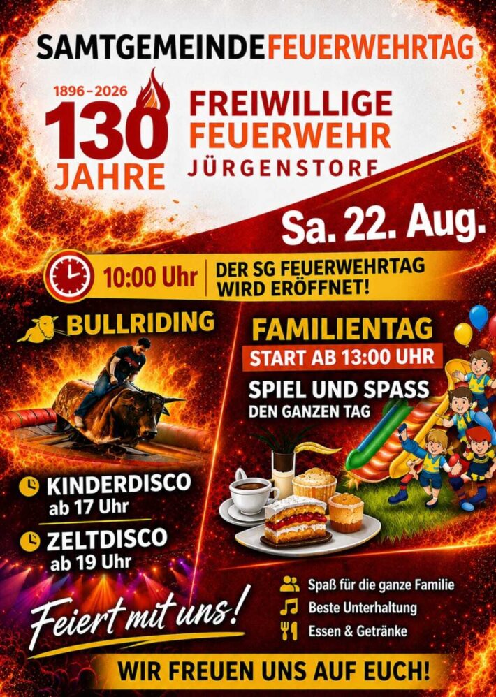Samtgemeindefeuerwehrtag in Jürgenstorf