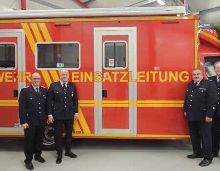 Offizielle Indienststellung des neuen Einsatzleitwagens (ELW)