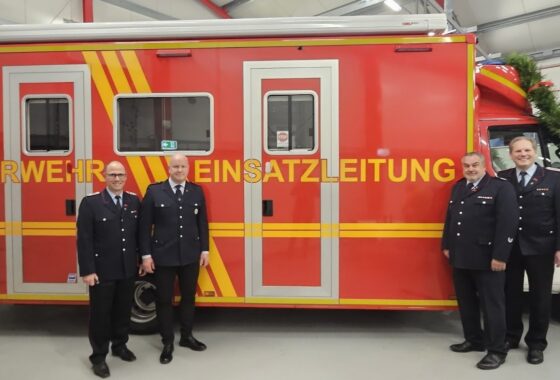 Offizielle Indienststellung des neuen Einsatzleitwagens (ELW)