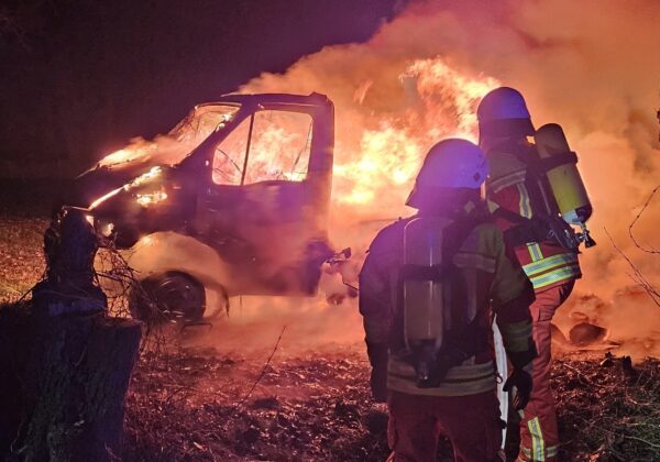 B2 - Wohnmobilbrand