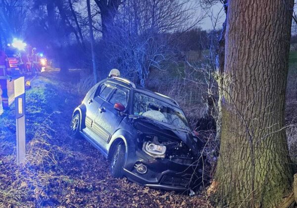 H2 - Öl auslaufend nach Verkehrsunfall